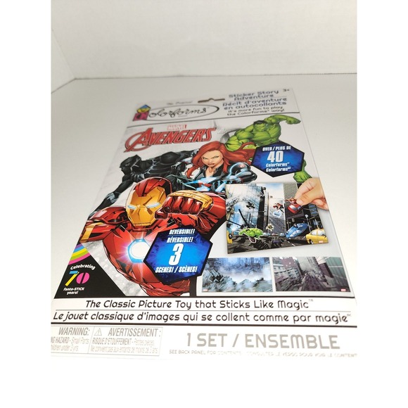 Marvel Other - Marvel Colorforms NEW Sticker Story Adventure Set‎ Roadtrip Toy Avengers